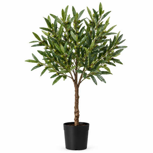 Artificial olive tree pot - in,