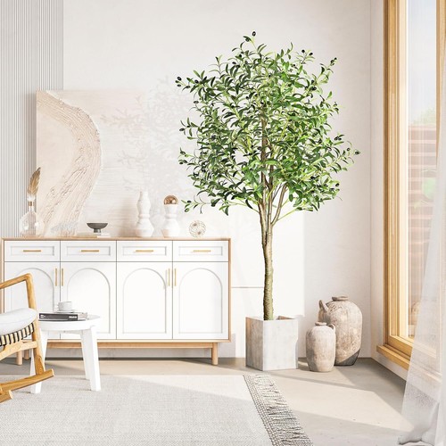 6ft artificial olive - olive, tree