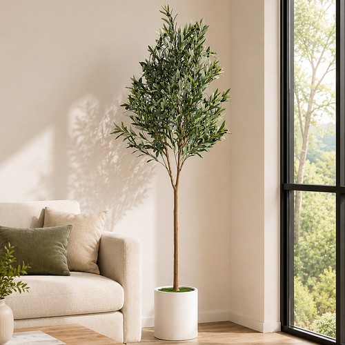 Realistic fake plant - fake, potted