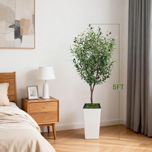 Artificial olive tree with - artificial,