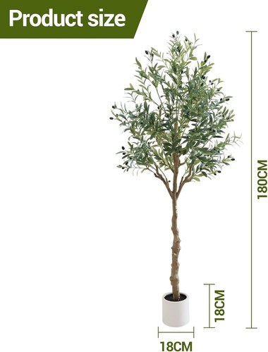 Large artificial olive tree - large,