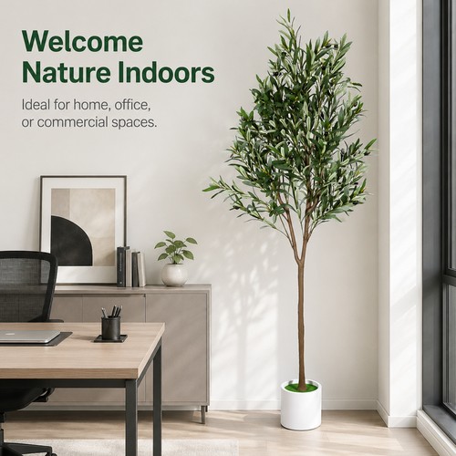 6ft artificial olive tree - 6ft,