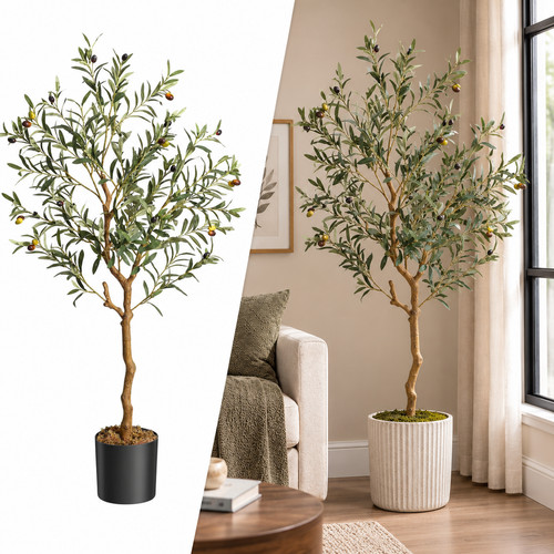Large artificial olive tree - artificial,